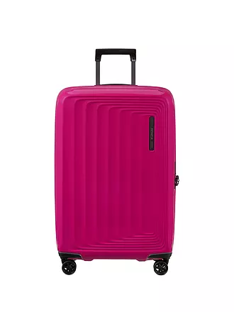 SAMSONITE | Trolley  NUON SPINNER 69cm erweiterbar metallic ruby | hellgrau