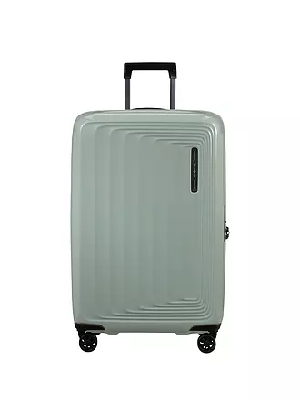 SAMSONITE | Trolley  NUON SPINNER 69cm erweiterbar metallic ruby | hellgrau