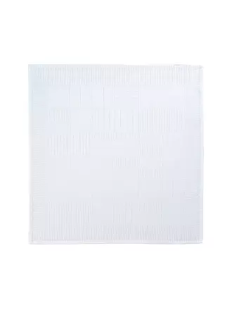 SANDER | Mitteldecke Lexie Damast 95x95cm Ecru | weiss