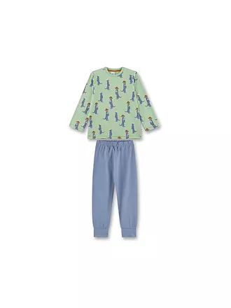 SANETTA | Jungen Pyjama | hellgrün