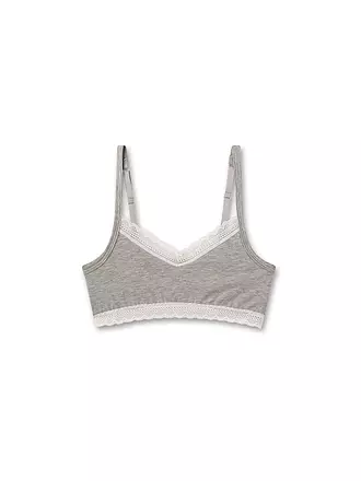 SANETTA | Mädchen Bustier light grey | hellgrau