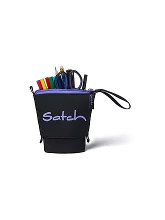 SATCH | Federmappe Pencil Slider Purple Phantom | schwarz