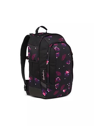 SATCH | Schulrucksack Air Purple Lazer | schwarz