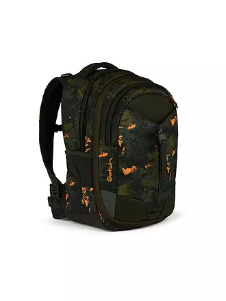 SATCH | Schulrucksack Match Bloomy Breeze | dunkelgrün