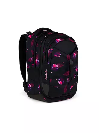 SATCH | Schulrucksack Match Bloomy Breeze | schwarz