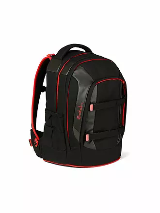 SATCH | Schulrucksack Pack - Bloomy Breeze | schwarz