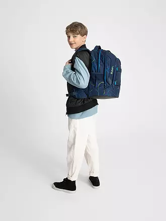 SATCH | Schulrucksack Pack - Bloomy Breeze | dunkelblau