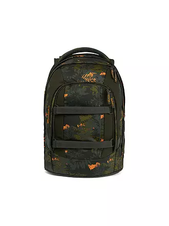 SATCH | Schulrucksack Pack - Bloomy Breeze | dunkelgrün