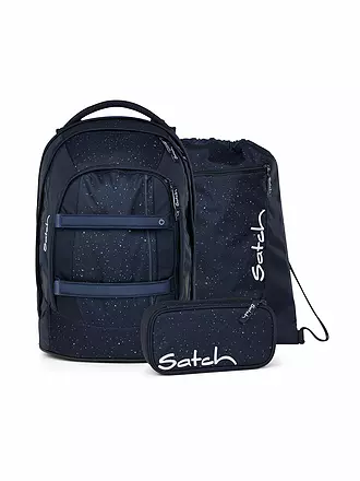 SATCH | Schulrucksack Set 3tlg Pack NIGHT RIDER | dunkelblau