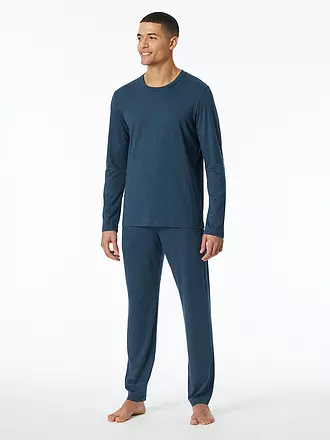 SCHIESSER | Pyjama | blau