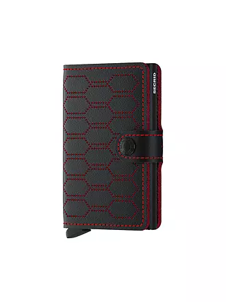 SECRID | Geldbörse - Miniwallet Fuel Perforated Black Red | 