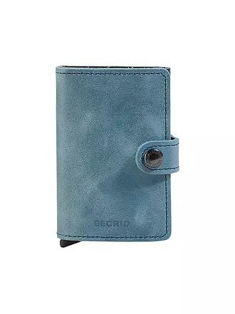 SECRID | Geldbörse - Miniwallet Vintage Mini Brown | blau