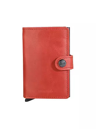 SECRID | Geldbörse - Miniwallet Vintage Mini Cognac Silver | orange