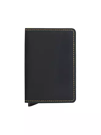 SECRID | Geldbörse - Slimwallet MATTE black & ochre | schwarz