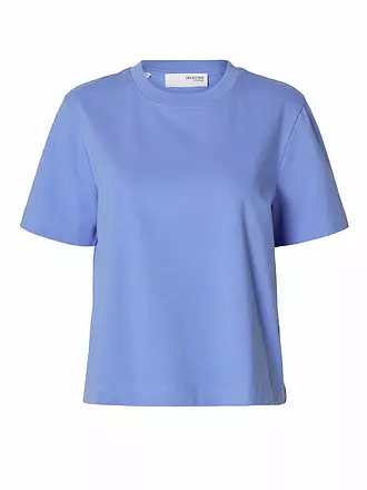 SELECTED FEMME | T-Shirt SLFESSENTIAL | blau