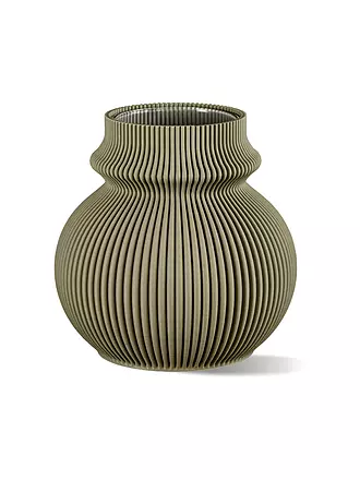 SHEYN | Vase 12x12cm KOYL Olive | dunkelrot