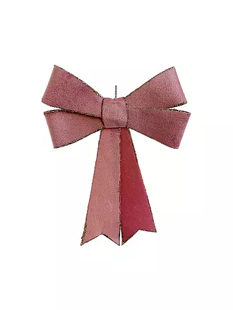 SHISHI | Weihnachtsschmuck Samtmasche 18 cm | rosa