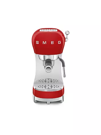 SMEG | Espresso-Kaffeemaschine 50s Retro Style Pastellgruen ECF02PGEU | rot