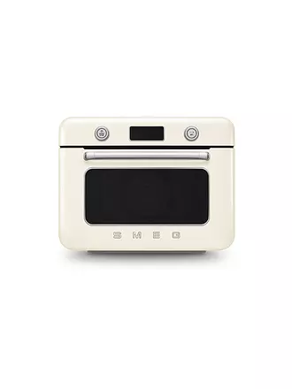 SMEG | Kombi-Tisch Dampfbackofen Creme | hellgrün