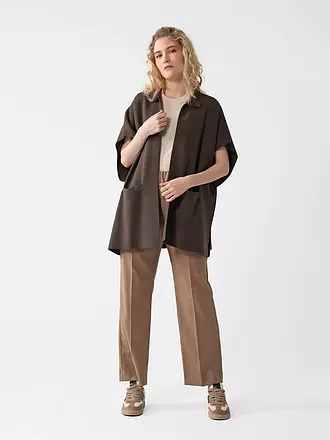 SOMEDAY | Poncho - Cape BOLESI | olive