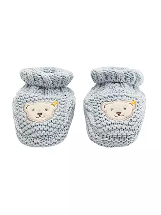 STEIFF | Baby Strickschuhe | hellblau