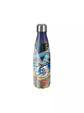 STEP BY STEP | Edelstahl Trinkflasche 0,5L Wild Cat Chiko | dunkelblau