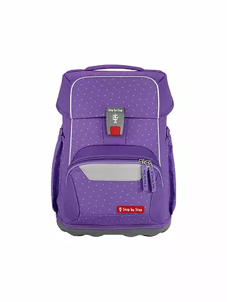 STEP BY STEP | Schultaschen Set 4tlg BASIS Purple Konfetti | lila