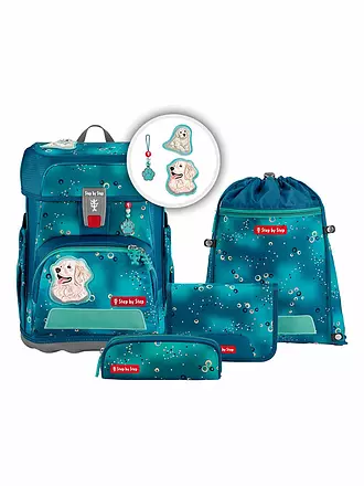 STEP BY STEP | Schultaschen Set 5tlg CLOUD Unicorn Nuala | türkis