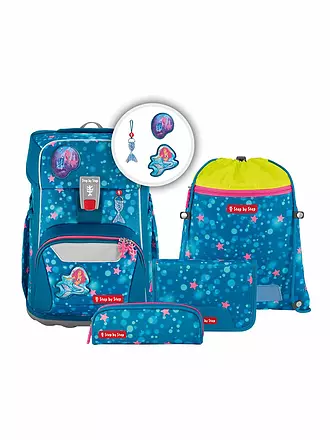 STEP BY STEP | Schultaschen Set 5tlg GIANT Mermaid Lola | schwarz