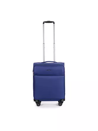 STRATIC | Trolley weich LIGHT S 55cm black | dunkelblau