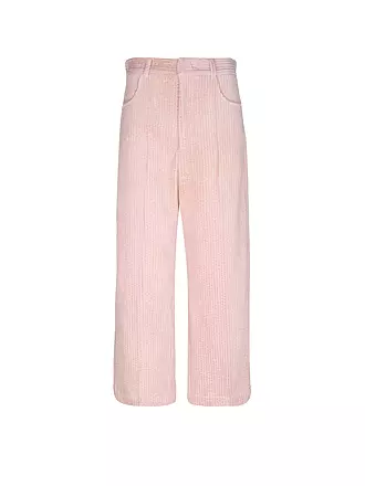 TELA | Cordhose Wide Leg VALLE | rosa