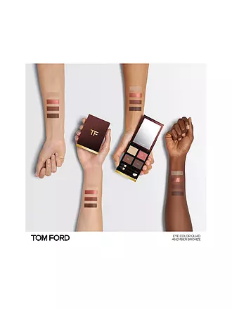 TOM FORD BEAUTY | Lidschatten -  Runway Look Eye Color Quad (02 Golden Bronze) | hellbraun