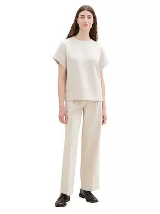 TOM TAILOR | Hose Wide Leg LEA | beige