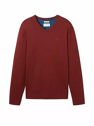 TOM TAILOR | Pullover | rot