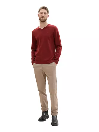 TOM TAILOR | Pullover | rot