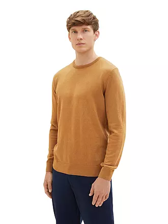 TOM TAILOR | Pullover | dunkelrot