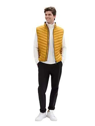 TOM TAILOR | Steppgilet | gelb