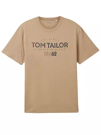 TOM TAILOR | T-Shirt | camel