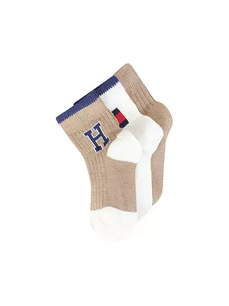 TOMMY HILFIGER | Baby Socken 3er Pkg. classic khaki | dunkelblau