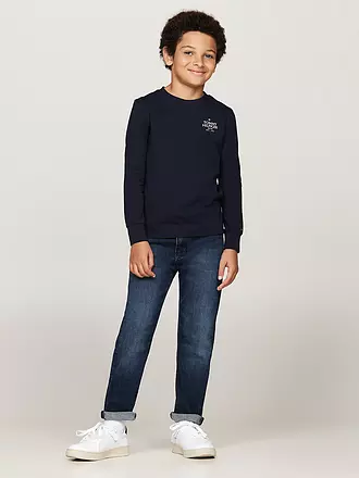 TOMMY HILFIGER | Jungen Langarmshirt | weiss