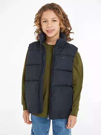 TOMMY HILFIGER | Jungen Steppgilet | dunkelblau