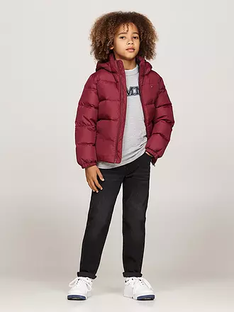 TOMMY HILFIGER | Jungen Steppjacke | dunkelrot