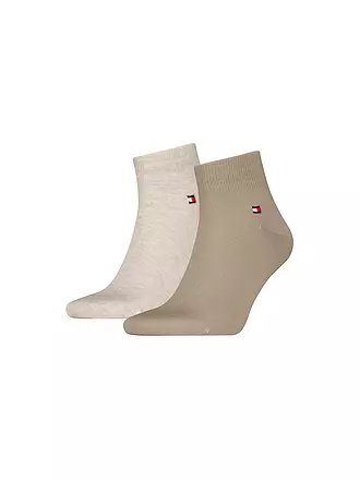 TOMMY HILFIGER | Kurzsocken 2-er Pkg. black | beige