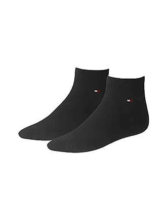 TOMMY HILFIGER | Kurzsocken 2-er Pkg. mid grey | schwarz