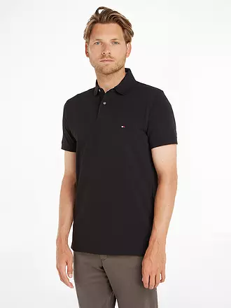 TOMMY HILFIGER | Poloshirt Slim Fit | schwarz