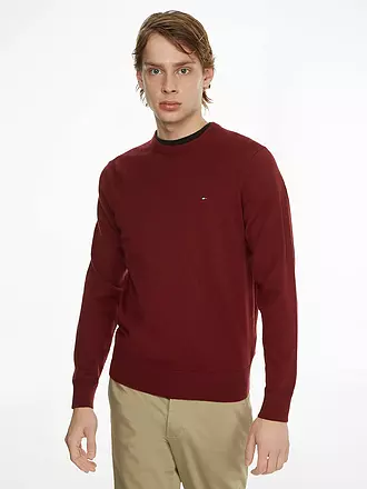 TOMMY HILFIGER | Pullover | dunkelrot