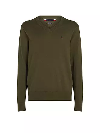 TOMMY HILFIGER | Pullover | grün