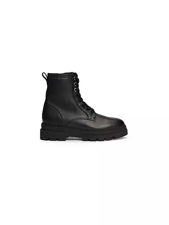 TOMMY HILFIGER | Schnürboots | schwarz