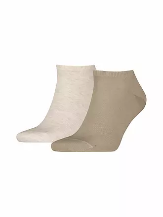 TOMMY HILFIGER | Sneaker Socken 2-er Pkg. sand | weiss