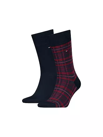 TOMMY HILFIGER | Socken 2-er Pkg navy | camel